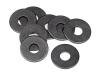 HPI 100553 Black wide washers 0.5mm thick 2.9mm hole (8)