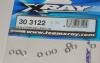 Xray 303122 T2 Silver Alloy Shims 3x6x1.0mm 10pcs