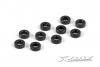 XRay 303123-K Alu shims 3x6mm size, 2mm thick. Black color, set