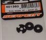 Serpent S411 401360 19T Middle Pulley with 3 Spacers