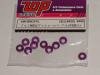 TOP AW-BW31PL 3mm Countersunk washers Purple (10)