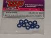 TOP AW-M100DB Wide spacers. 3.0mm x 1.0mm  blue (10)