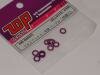 TOP AW-S050PL 1/8th hole 3mm x 0.50mm purple shims (10)