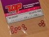 TOP AW-S050RD Red spacers 1/8th x 0.5, (10)