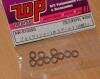 TOP AW-S100SG Gold spacers 1/8th x 1.0mm (10)
