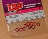 TOP AW-S150RD Red spacers 1/8th x 1.5, (10)
