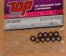 TOP AW-S200BK Black spacers 3.3mm x 2.0  (10)