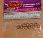 TOP AW-S200SG Gold spacers 3.0mm x 2.0, (10)