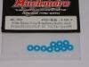 MuchMore MK-R03 Shock silicone O rings 50 deg Marine blue (10)