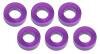 Much-More MW3-20P Purple spacers 2mm thick, 3mm hole (6)