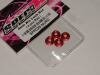 SPEC.R SPR025-NURD 4mm Alloy Serrated wheel nuts Red (4)