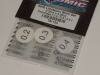 ATOMIC TS-133 Thin steel shim set 3.3mm (1/8th) hole x 4.5mm (0.2/0.3/0.4) 30 shims