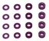 Schumacher U2858 Purple 3mm hole shim set (16)