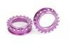 Schumacher U3339 CAT SX Alloy Eccentric holders, purple (2)