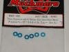 MuchMore MW3-10b Aluminium Adjust Spacer 3.0 x 1.0mm - Blue 6 pk