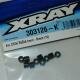 XRay 303126-K Alu shim 3x6x5.0mm - Black (10)