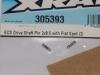XRay 305393 ECS Pin 2 x 8.5mm with flat spot (2)