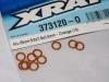 XRay 373120-O Alu shims 5.3mm x 7.8 x 0.5mm thick. Orange (10)