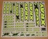 XRay 397315 Neon yellow. Sticker for Body