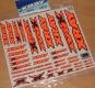 XRay 397316 Neon Orange. Sticker for Body