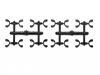 Serpent 401409 4-X Dog bone plastic blades (16)