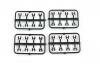 Serpent 401658 4-X Wheelbase spacer set (32)