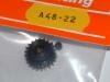 RW 48 DP Pinion 22 Tooth Hardened Aluminium RW 48 DP Pinion 22 Tooth Hardened Aluminium
