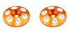ArrowMax AM030101 Alloy Rear Wing Shims. Orange (Pair)