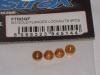 Fastrax FTM3GF M3 Gold Flanged locknuts. (4) Fastrax FTM3GF M3 Gold Flanged locknuts. (4)