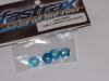 Fast M4BT Thin 4mm flanged blue wheelnuts Fast M4BT Thin 4mm flanged blue wheelnuts