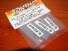 Yokomo ZC-S100S 10.0mm hole steel shim set. Steel  (30)