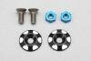 Yokomo B7-110 Alum wing button mountings (2)