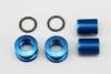 Yokomo BD7 BD-ABM6 - Alloy Adjustable Body Mount for 6mm Post (Pair) Blue Yokomo BD7 BD-ABM6 - Alloy Adjustable Body Mount for 6mm Post (Pair) Blue