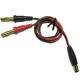 Etronix ET0277 Accessory lead  Round plug and 4mm plugs.
