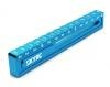 SKYRC SK-600069-16 Chassis droop gauge.4.0 to 6.6mm stepped. Blue